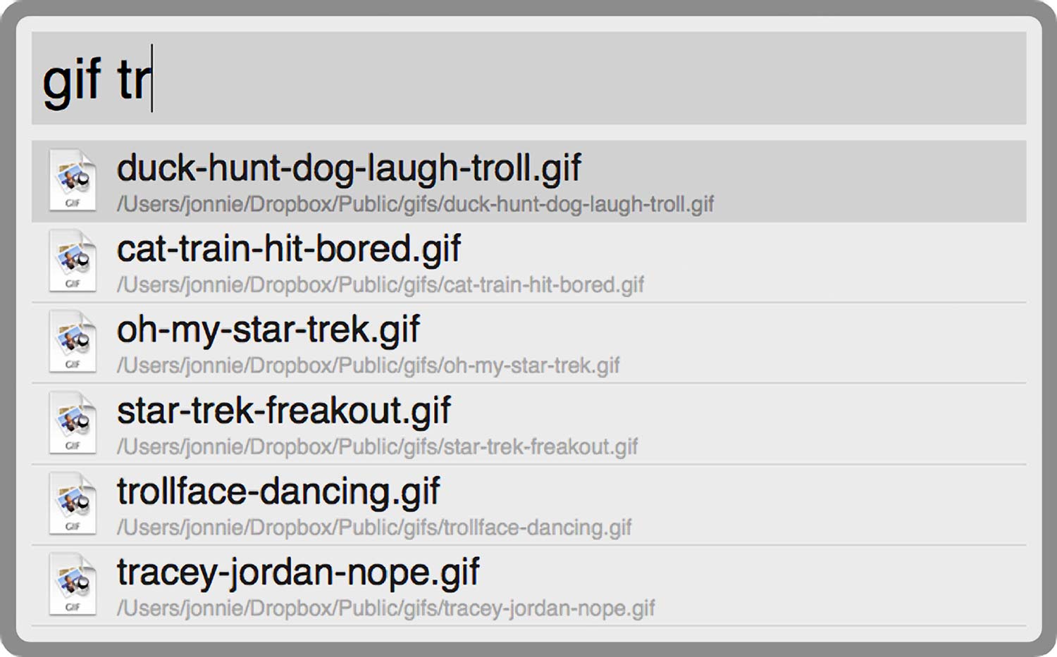 GIF Search: Workflow for Searching and Browsing GIFs - Share your