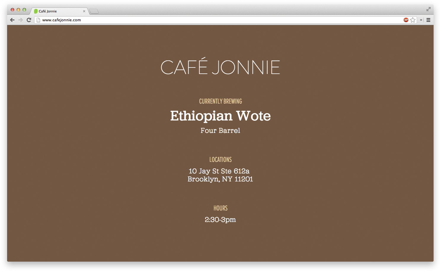 cafe-homepage